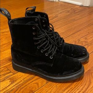 Black Velvet Dr. Martens!!